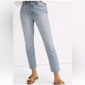 Madewell Curvy Perfect Vintage Jean in Light Wash 26P 26 Petite